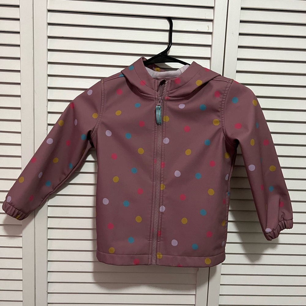 Cat & Jack Multicolor Polka Dot Kids Swim Rashguard